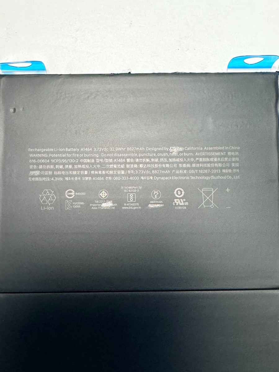 Genuine Original A1484 Lithium-ion Battery iPad Air iPad 5th 6th