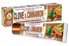 1-24 Tubes, Clove & Cinnamon Herbal & Natural Toothpaste By AL-RIYAN, 7.5 oz.