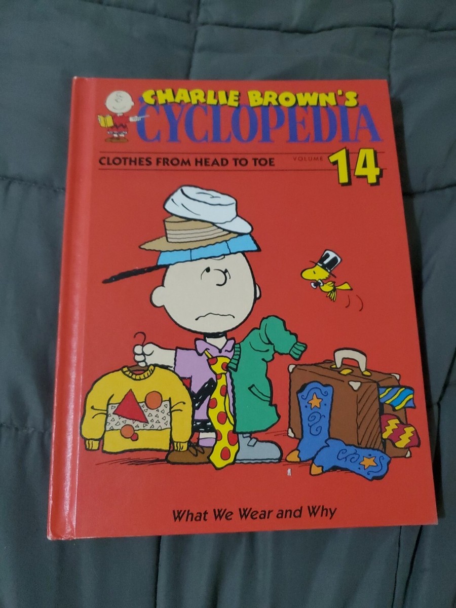 Charlie Brown's Cyclopedia 14冊　SNOOPY Peanuts Charlie Brown's 'CYCLOPEDIA BOOK Volume #14 Clothes From