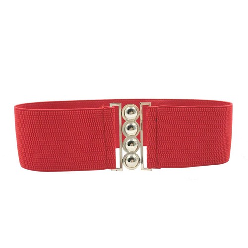 Womens Wide Belts Elasticated Ladies Casual Stretch Buckle Dress Waist Be И - Picture 10 of 21