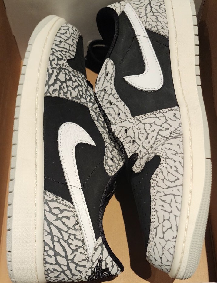 Nike Air Jordan 1 Low Retro OG Black Cement CZ0775-001