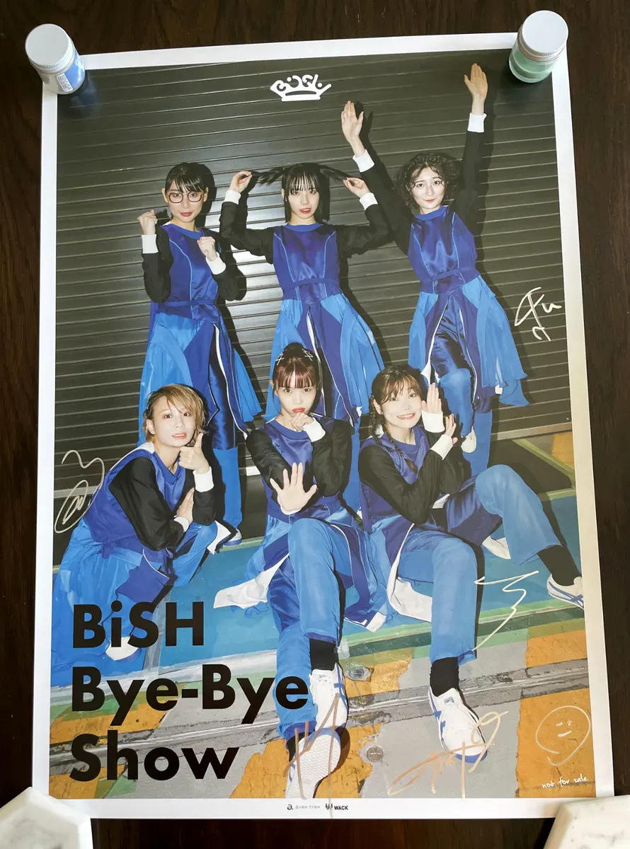 BiSH Bye-Bye Show First Press Limited Edition Box Set w/ Signed Poster &  Blu-Ray