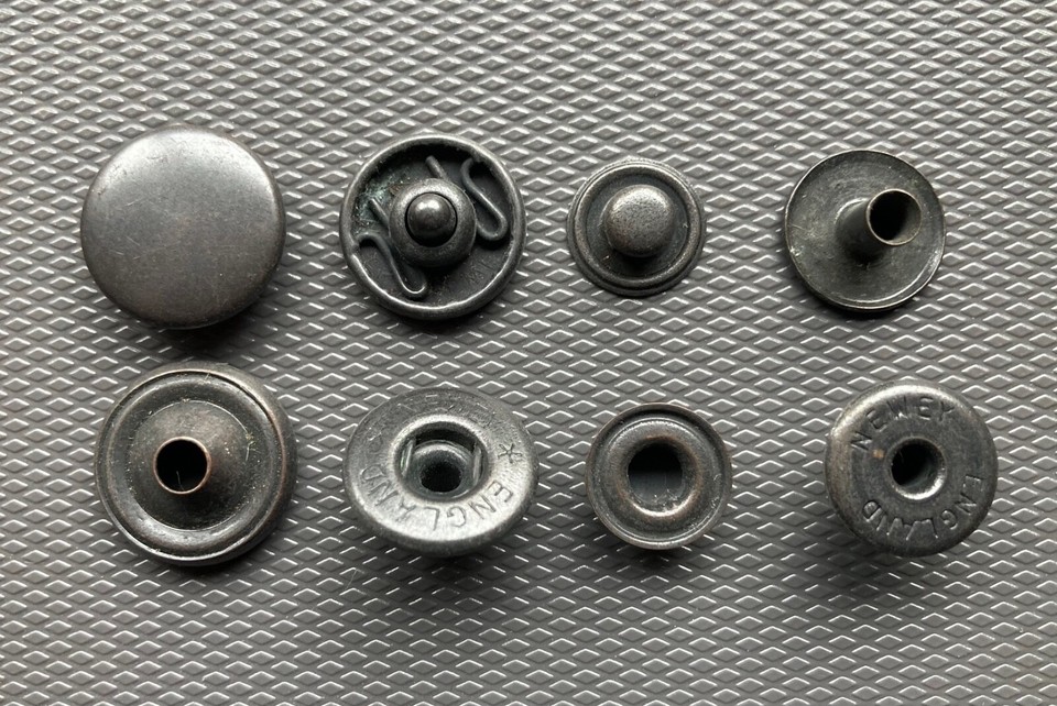 20 Newey England Press Stud Fastener Snaps 14.8mm Tops Sniper Smock