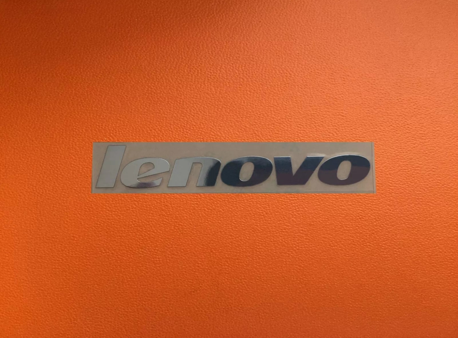 1 pcs Sticker for Lenovo Skylake Silver Chrome Color Logo Decal Badge 60mm x 9mm