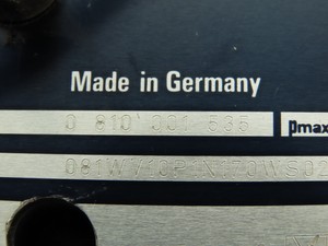 New Style Lower Price Bosch 0 810 001 535 Hydraulic Solenoid Valve Directional Single Action 24v Coil Sensational Www Notundesh Com
