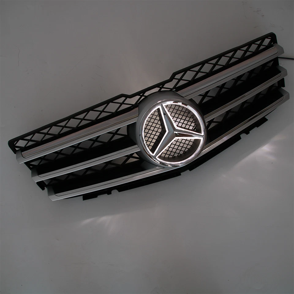 Front Upper Grille For Mercedes Benz X204 GLK-Class GLK350 LED Emblem 2008-2012 - Image 4 of 4