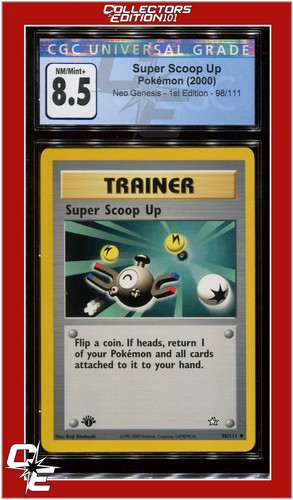 Super Scoop Up (1st Edition) graded CGC 8.5 for sale on eBay