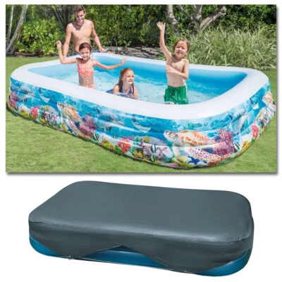 INTEX Sealife Swim Center Family 305x183cm mit Abdeckplane Swimming Pool