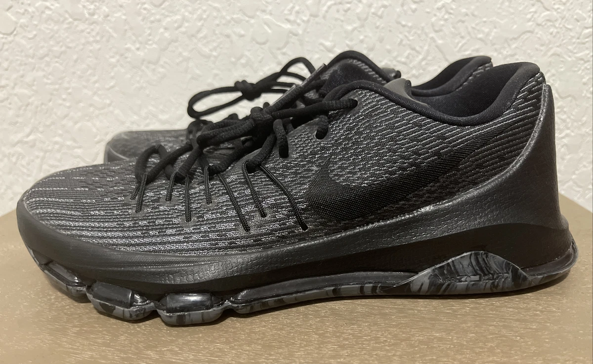 Nike KD 8 Basketball Sneakers 2015 Black Grey 749375 001 Men s Size 9