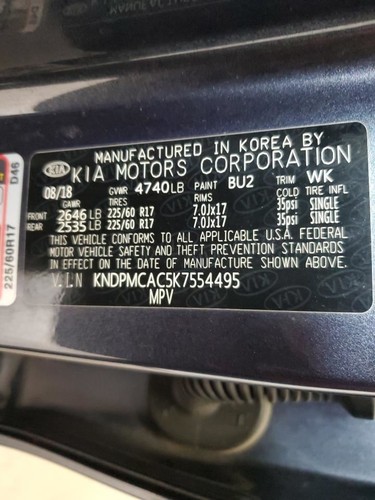 Chassis ECM Console Front Fits 17-19 SPORTAGE 2927109 - Picture 10 of 14