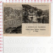 C9137 COMO SAN GIORGIO VALBRONA COLONIA CENTRO FEMMINILE 1950 X STAZIONE BOVISA