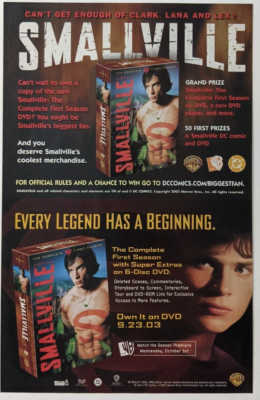 Smallville Season Premiere Sweepstakes Print Ad DVD Poster Art