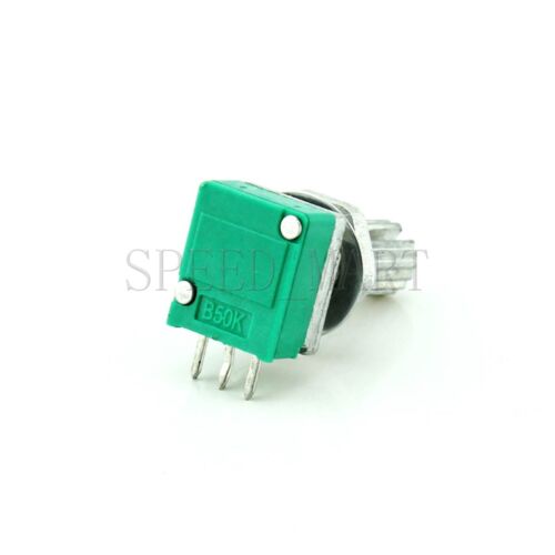 10 piezas Amplificador de audio B50K potenciómetro sellado eje 15 mm 3 pines - Imagen 4 de 5