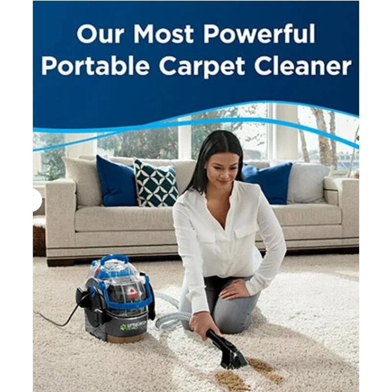 Limpiador de alfombras portátil Bissell Little Green Pet Pro quitamanchas cobalto NUEVO Foto 3 de 4