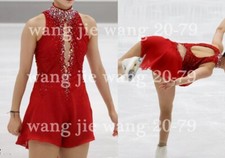 Ice Figure Skating Dress Figure Skating Dress For Competition red