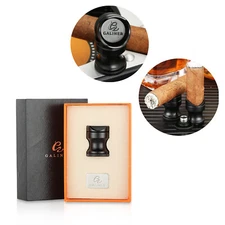 Galiner Metal Cigar Holder Stand Portable Mini Ashtray Cigar Travel Cutter Punch