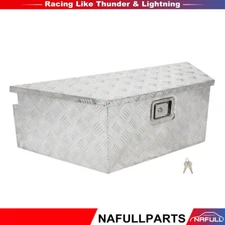39"X16.5"X12" Aluminum Trailer Tongue Tool Box Pickup Truck Bed Storage Toolbox