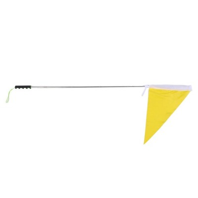 Telescopic Flag Pole Handheld Retractable Tour Guide Children at Play