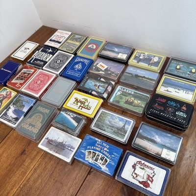 Playing Cards Travel - Majority Decks Sealed No Duplicates Vintage Lot 30