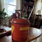 Vintage Eagle Manufacturing Co. Red Metal Safety Can 1 Gallon Gas & Oil Can — photo 2