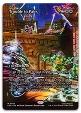 Trouble in Pairs (Borderless) (Foil) NM Teenage Mutant Ninja Turtles Source Mate