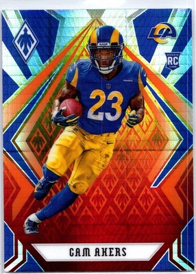 2020 Panini Phoenix #124 Cam Akers Fire Burst