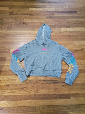 VANS Women's Off the Wall Cropped Pullover Hoodie Sweatshirt Size Small
