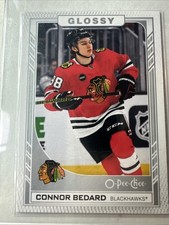 2023-24 Upper Deck Series 2 Connor Bedard Glossy RC O-Pee-Chee Blackhawks
