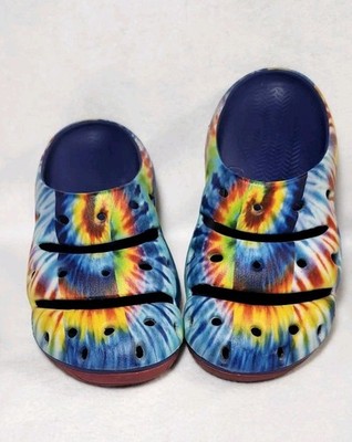 KEEN Yogui Arts Rainbow Tie-Dye Clogs Men’s 10 / Women’s 12 Keen Clogs Men SZ 10 Yogui Arts Tie Dye Waterproof Outdoor  main image 2