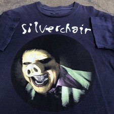 Vintage 1995 90s SILVERCHAIR Grunge Concert Tour Promo Shirt SNG010