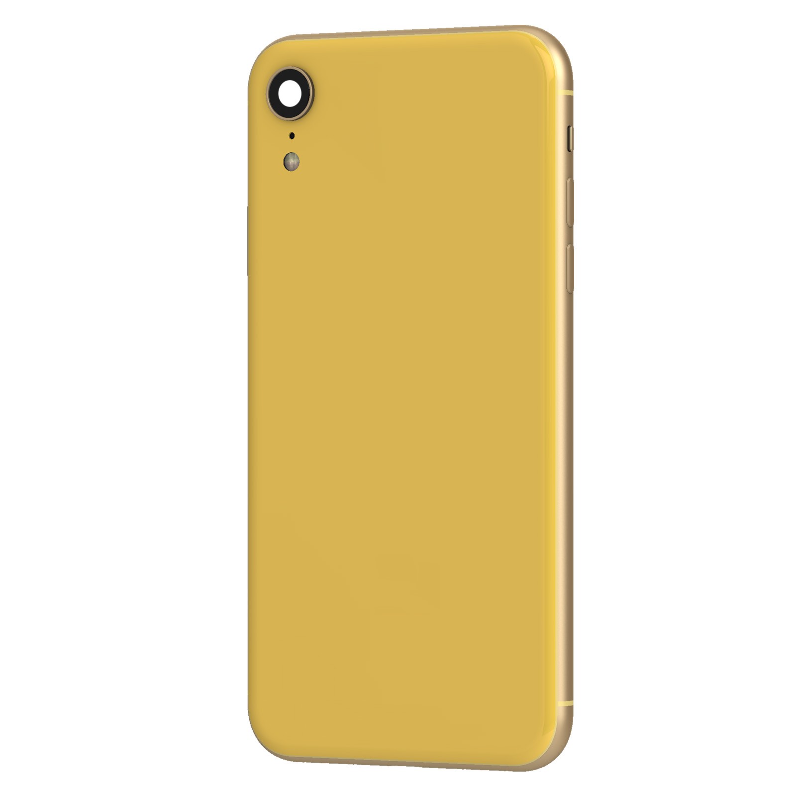 Cadre central iPhone XR jaune pour rénover votre smartphone