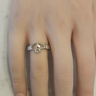 Vintage Mexico 925 Sterling Silver Claddagh Ring Sz 7 | eBay