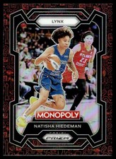 2024-25 Panini Prizm Monopoly WNBA Red Classic Icons Natisha Hiedeman Minnesota