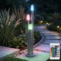AußEnstehlampe Wegelampe Dimmbar Rgb Fernbedienung Gartenlampe 3 Flammig Led
