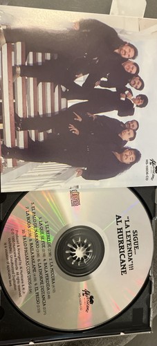 Al Hurricane Sigue La Leyenda Signed CD 1995 New Mexico Norteno Tejano Latin - Picture 3 of 3