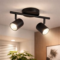 Deckenlampe Deckenleuchte Schlafzimmerlampe Schwarz KüChenleuchte Schwenkbar