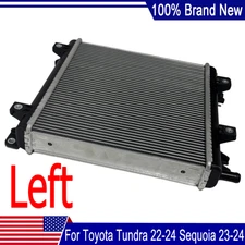 NEW Left Radiator For Toyota Tundra 2022-2024 Sequoia 2023-2024 16550-70050