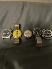 Vintage Men’s Watch Lot For Parts Or Repair