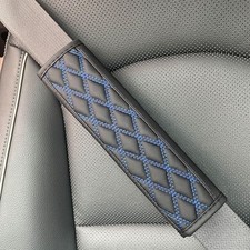 JDDRY 2PC Seat Belt Neck Protector,Car Seat Belt Covers Pads,Leather Seatbelt...