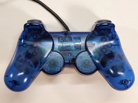 Sony PlayStation 2 [SCPH-10010] PS2 Ocean Blue Clear OEM Authentic Controller
