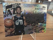 2025-26 Topps Basketball Ace Bailey RC Rookie Clutch City Holo Foil Parallel