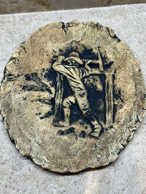 Andrew Meyer Miner Prospector Wall Plaque Rustic Western Cabin Decor 8 