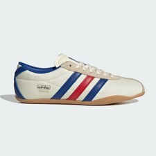 New Adidas Women's Tokyo Shoes - Cream White / Royal Blue (JQ0585)