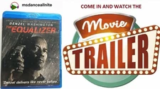 The Equalizer (Blu-ray,2014) Denzel Washington,Chloë Grace Moretz,Not a Scratch!