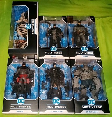 McFarlane DC Multiverse Lot Batman Flashpoint GRIM KNIGHT & THE DEVASTATOR Gold+