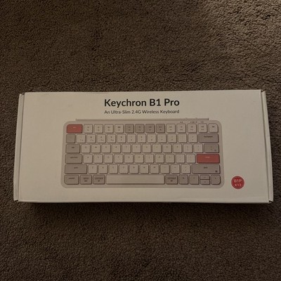 Keychron B1 Pro Ultra Slim 2.4G Wireless Keyboard Windows Bluetooth B1P-K13