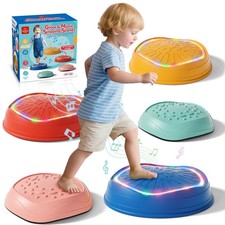 Stepping Stones Light Up Musical Non Slip Kids Sensory Toys 220lb Lehoo 1-3 3-5