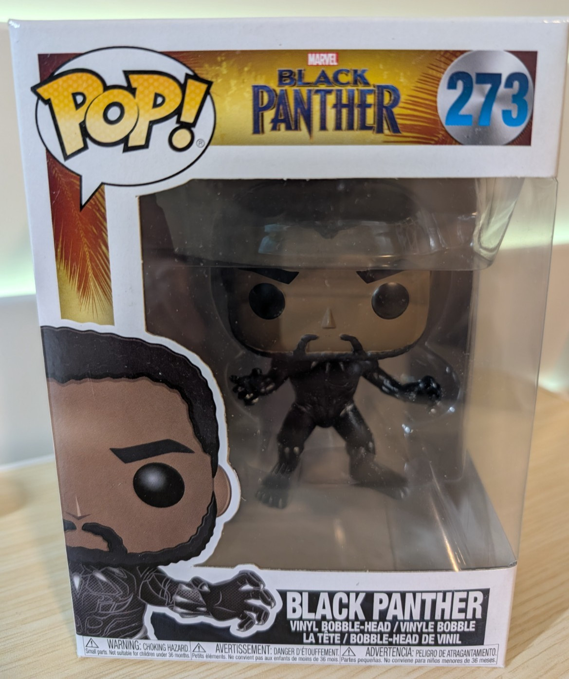 Funko Pop! Vinyl: Marvel - Black Panther. Black Panther # 27