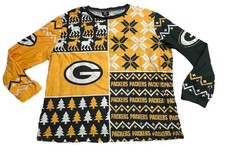 UGLY CHRISTMAS SWEATER NFL GREEN BAY PACKERS FOOTBALL HOLIDAY XMAS CREW 2XL