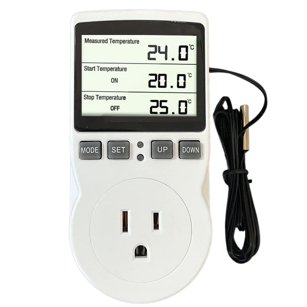Plug-In Digital Thermostat for Heating Temperature Control Electric Regulator